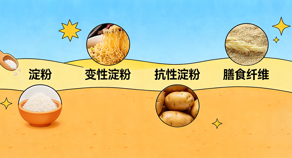 淀粉、变性淀粉、抗性淀粉和膳食纤维